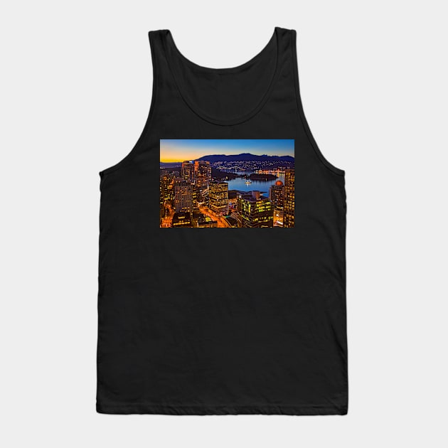 Canada. Vancouver, BC. Downtown. Night. Tank Top by vadim19